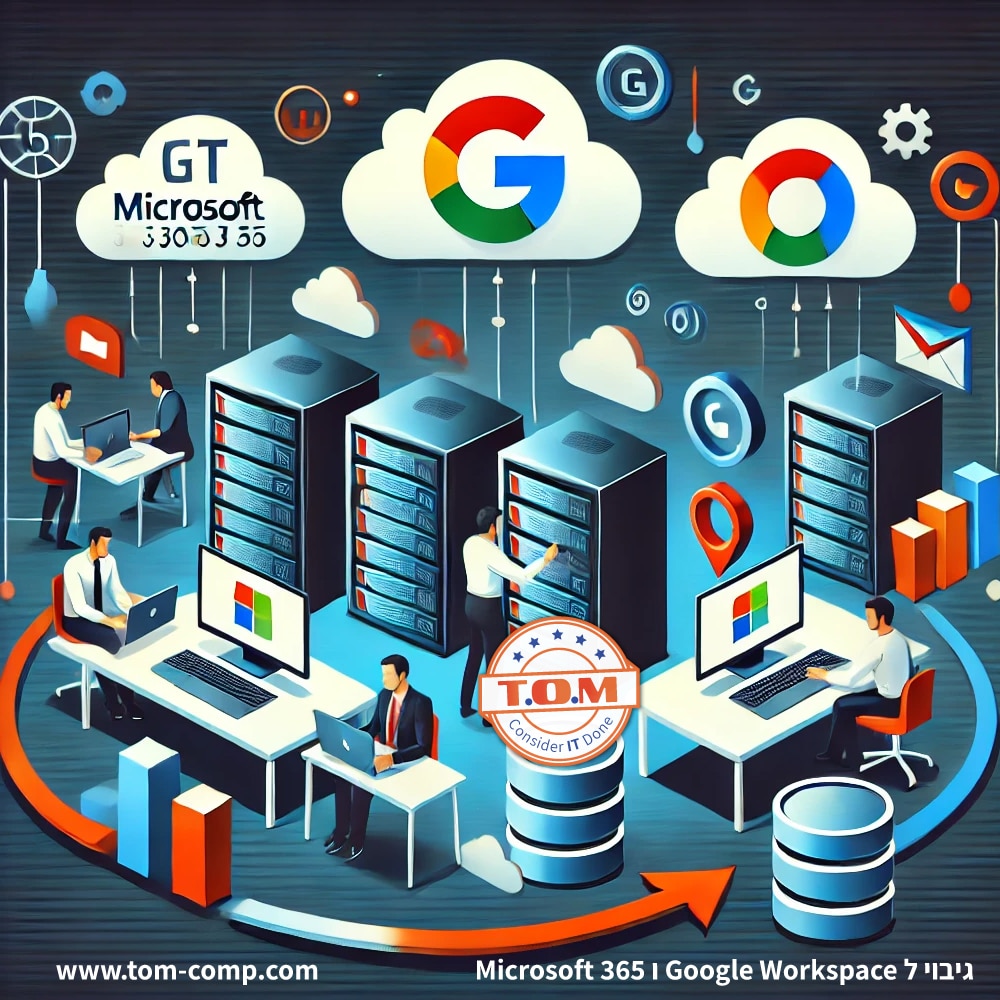 גיבוי ל Microsoft 365 ו Google Workspace